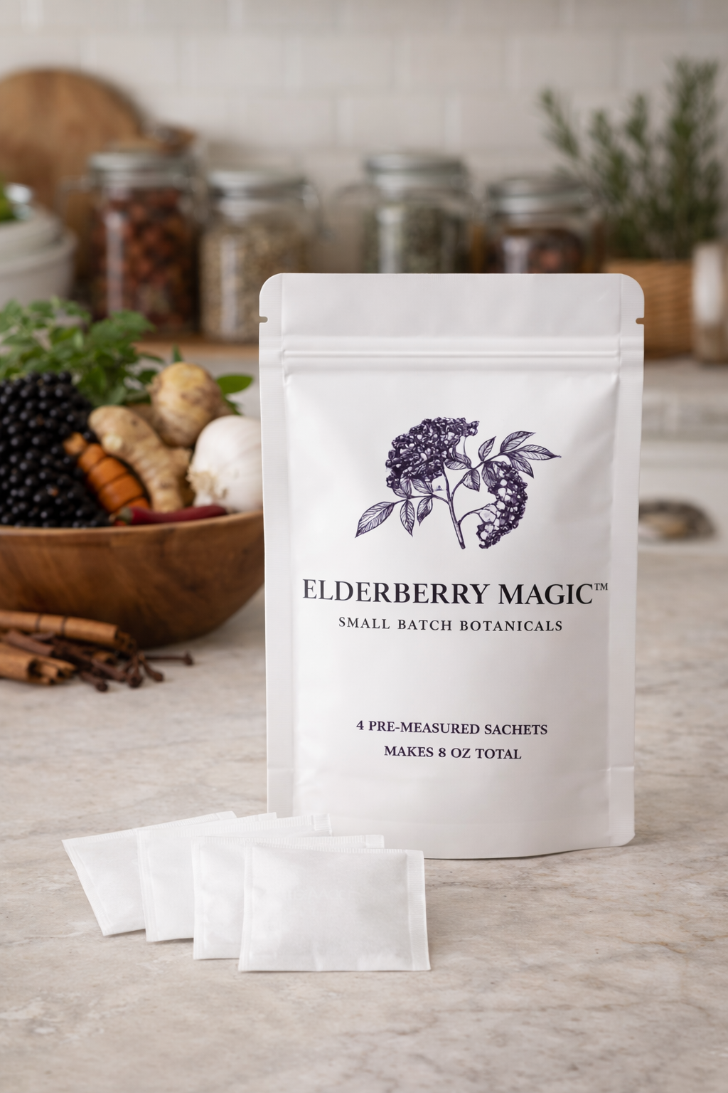 Elderberry Magic™ | Organic Elderberry Syrup Blend - Makes 8oz